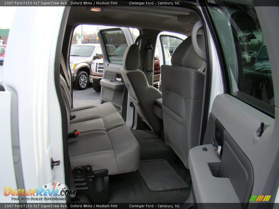 2007 Ford F150 XLT SuperCrew 4x4 Oxford White / Medium Flint Photo #10