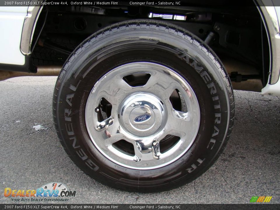 2007 Ford F150 XLT SuperCrew 4x4 Oxford White / Medium Flint Photo #14