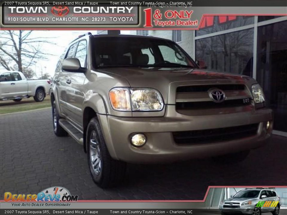 2007 Toyota Sequoia SR5 Desert Sand Mica / Taupe Photo #1