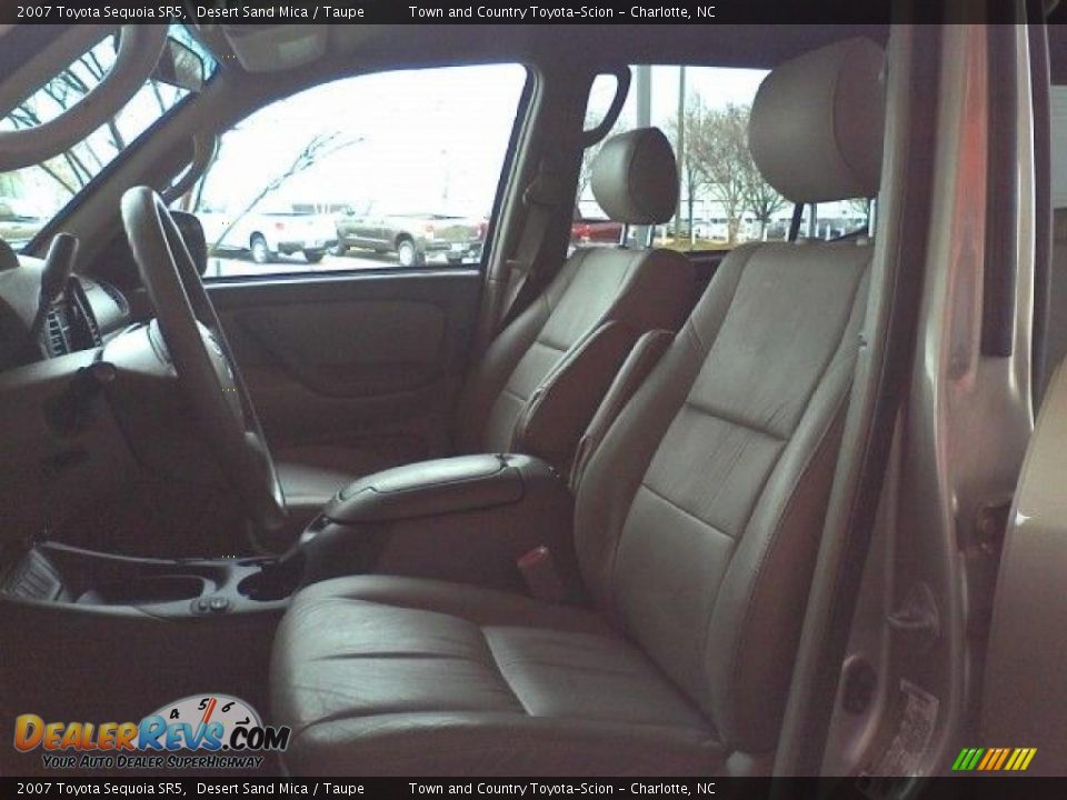 2007 Toyota Sequoia SR5 Desert Sand Mica / Taupe Photo #6