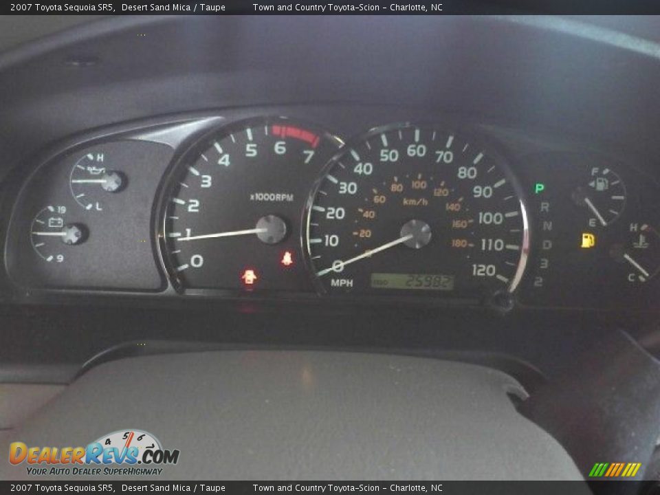 2007 Toyota Sequoia SR5 Desert Sand Mica / Taupe Photo #9