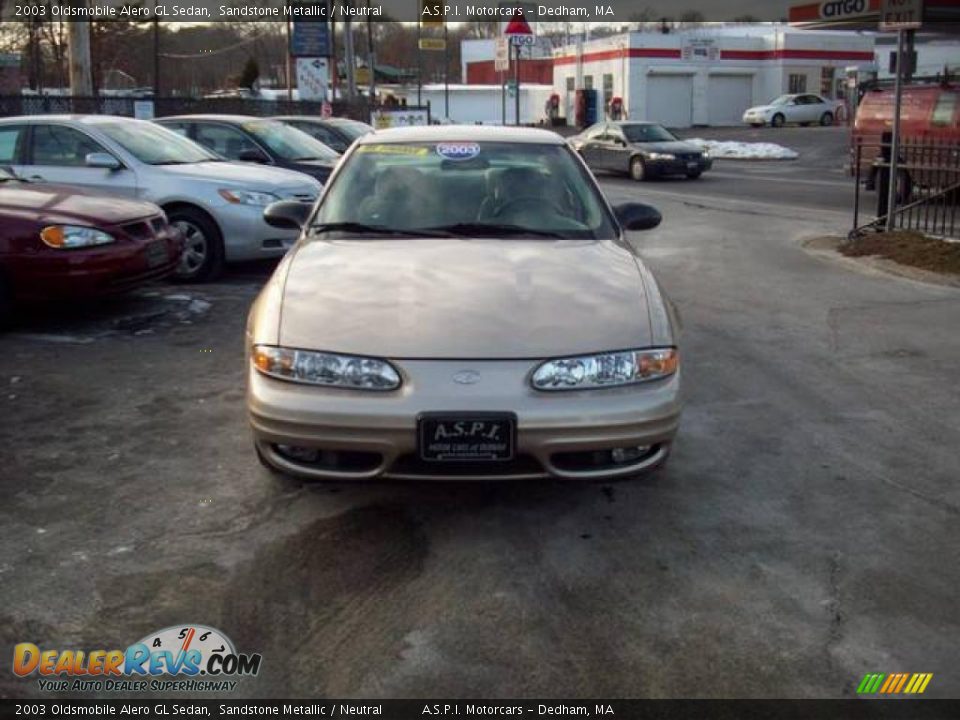 2003 Oldsmobile Alero GL Sedan Sandstone Metallic / Neutral Photo #8