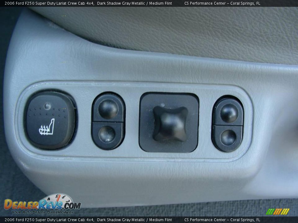 2006 Ford F250 Super Duty Lariat Crew Cab 4x4 Dark Shadow Gray Metallic / Medium Flint Photo #26