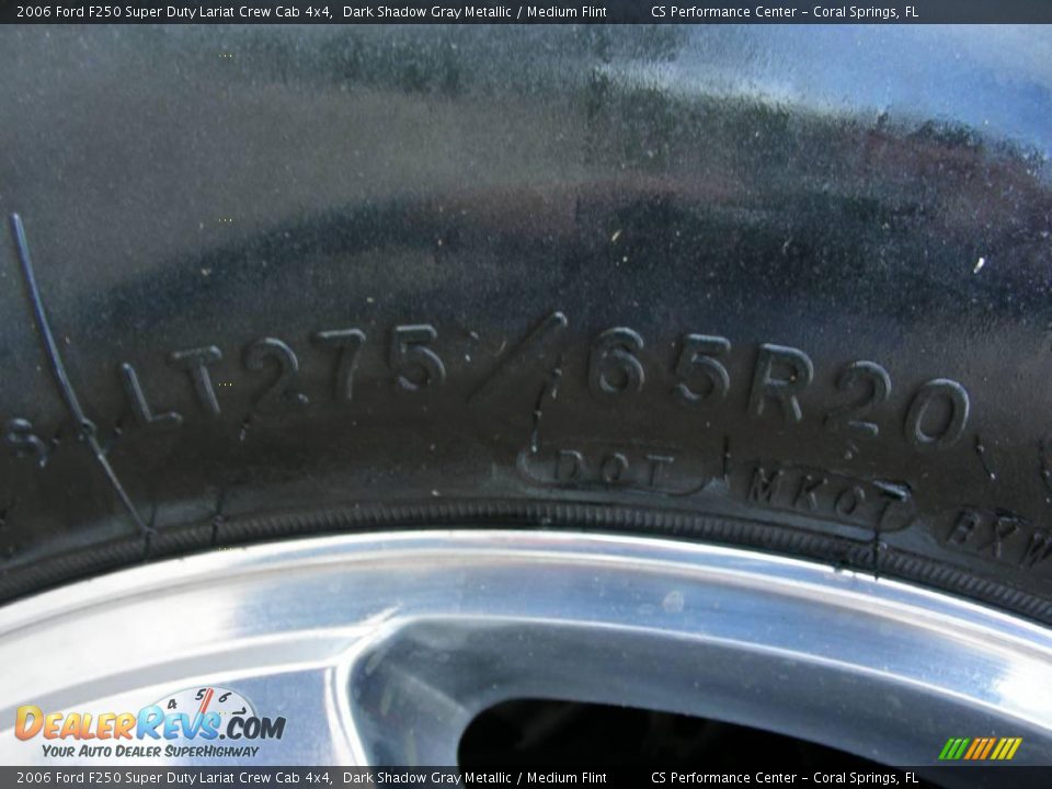 2006 Ford F250 Super Duty Lariat Crew Cab 4x4 Dark Shadow Gray Metallic / Medium Flint Photo #34