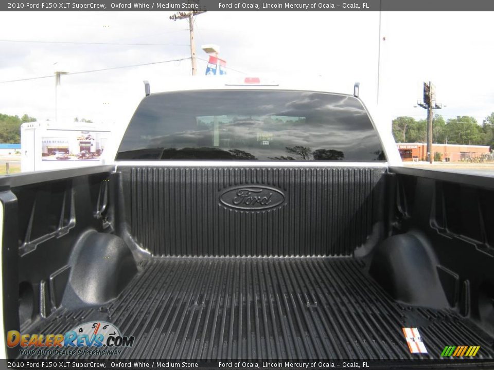2010 Ford F150 XLT SuperCrew Oxford White / Medium Stone Photo #8