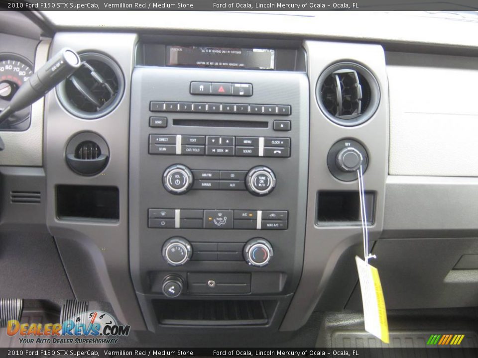 2010 Ford F150 STX SuperCab Vermillion Red / Medium Stone Photo #5