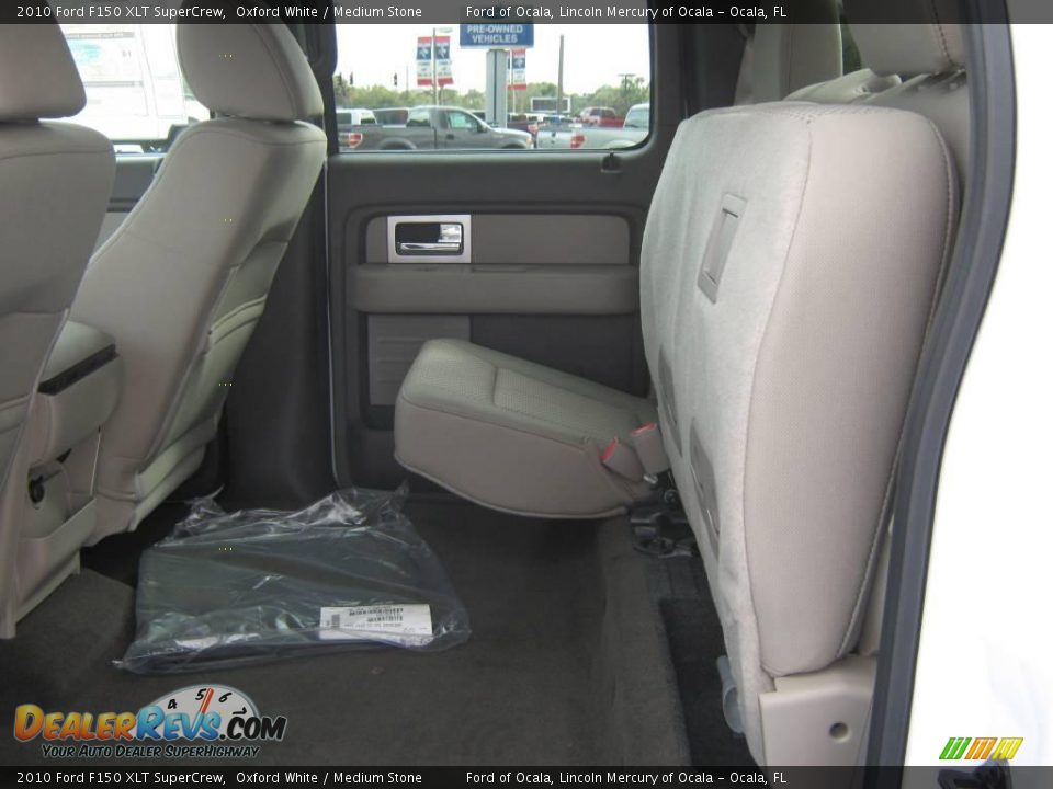 2010 Ford F150 XLT SuperCrew Oxford White / Medium Stone Photo #6