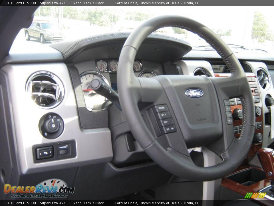 2010 Ford F150 XLT SuperCrew 4x4 Tuxedo Black / Black Photo #3