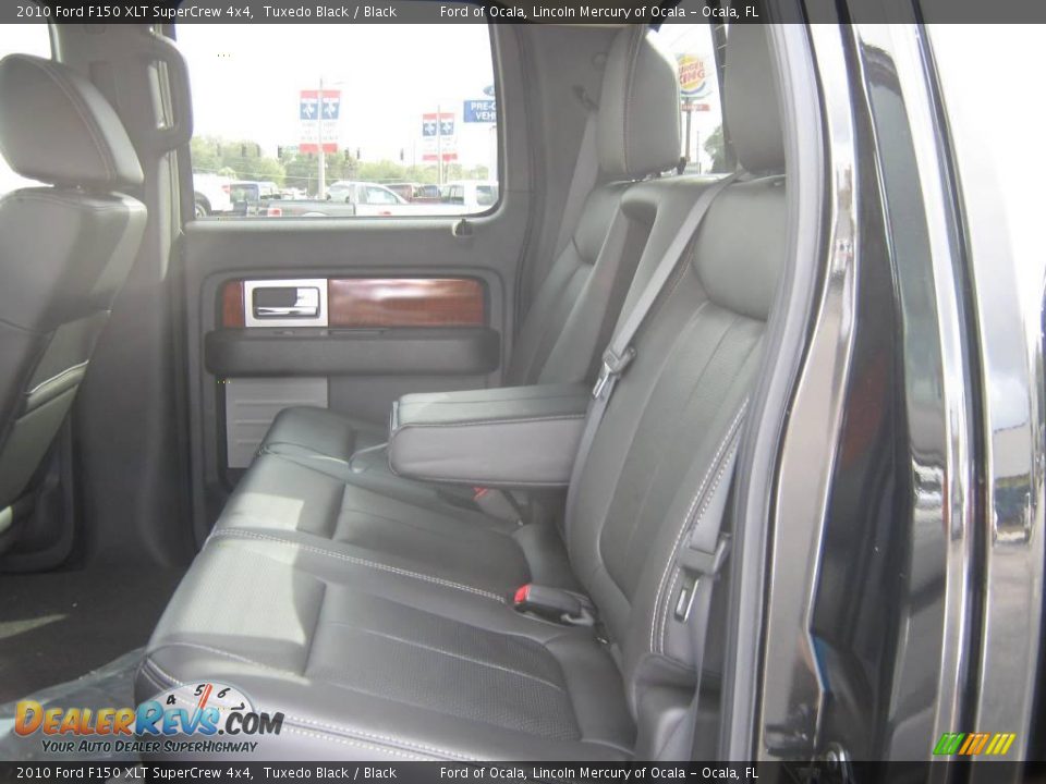 2010 Ford F150 XLT SuperCrew 4x4 Tuxedo Black / Black Photo #4