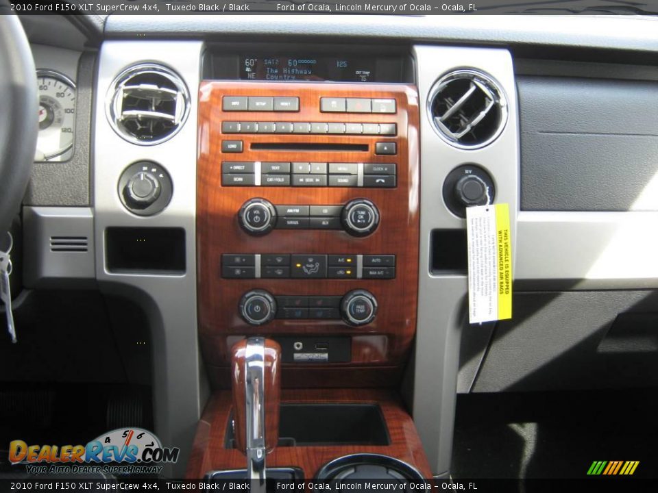 2010 Ford F150 XLT SuperCrew 4x4 Tuxedo Black / Black Photo #6