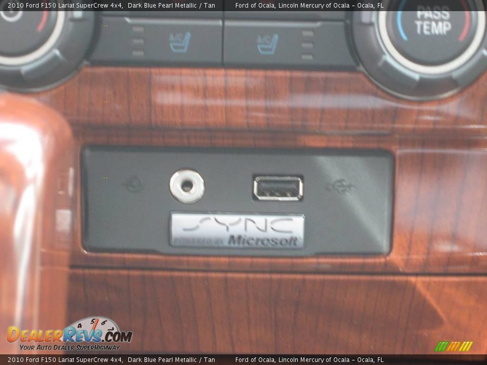 2010 Ford F150 Lariat SuperCrew 4x4 Dark Blue Pearl Metallic / Tan Photo #8