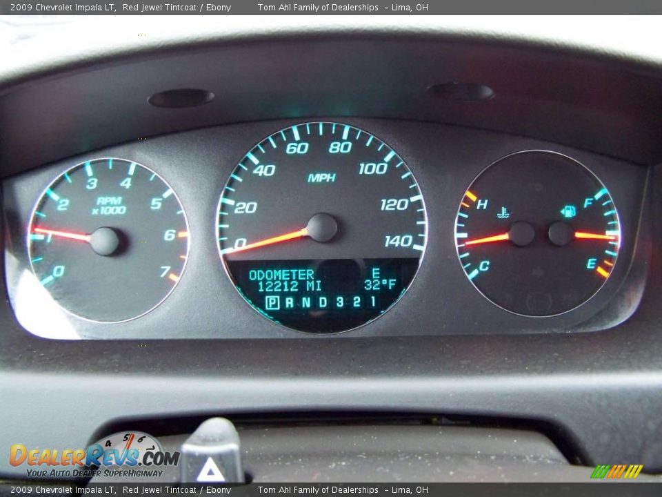 2009 Chevrolet Impala LT Red Jewel Tintcoat / Ebony Photo #19