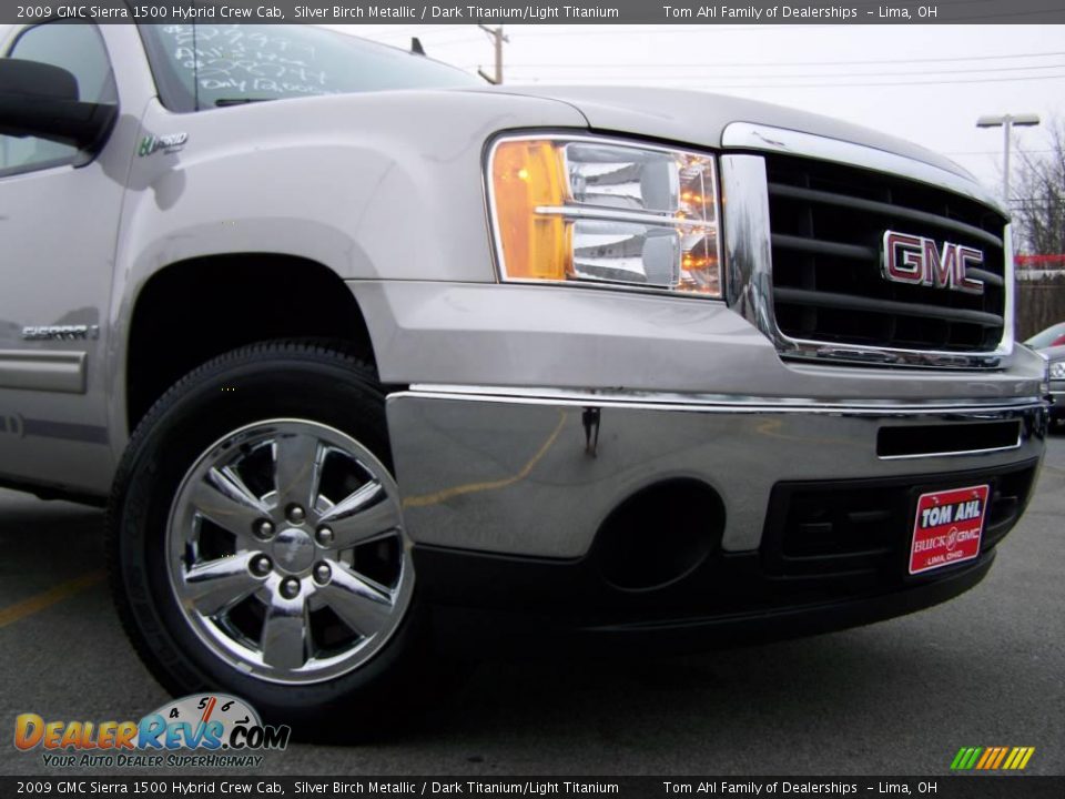 2009 GMC Sierra 1500 Hybrid Crew Cab Silver Birch Metallic / Dark Titanium/Light Titanium Photo #2
