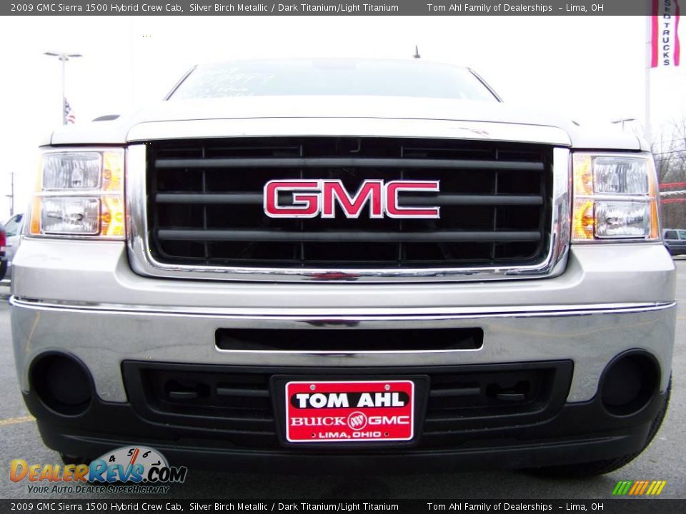 2009 GMC Sierra 1500 Hybrid Crew Cab Silver Birch Metallic / Dark Titanium/Light Titanium Photo #3