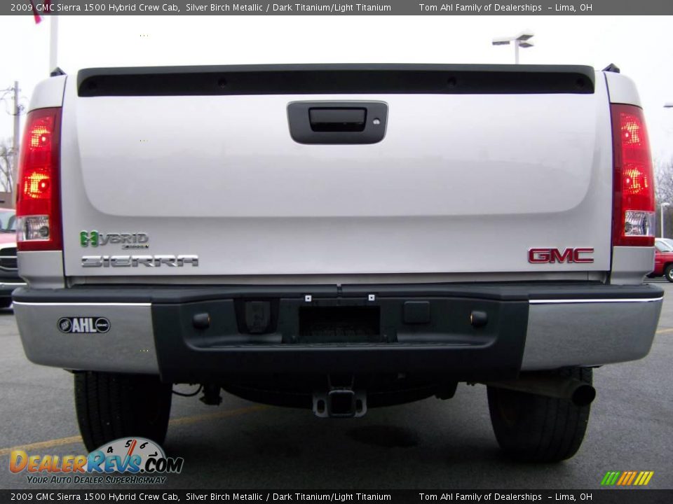 2009 GMC Sierra 1500 Hybrid Crew Cab Silver Birch Metallic / Dark Titanium/Light Titanium Photo #6