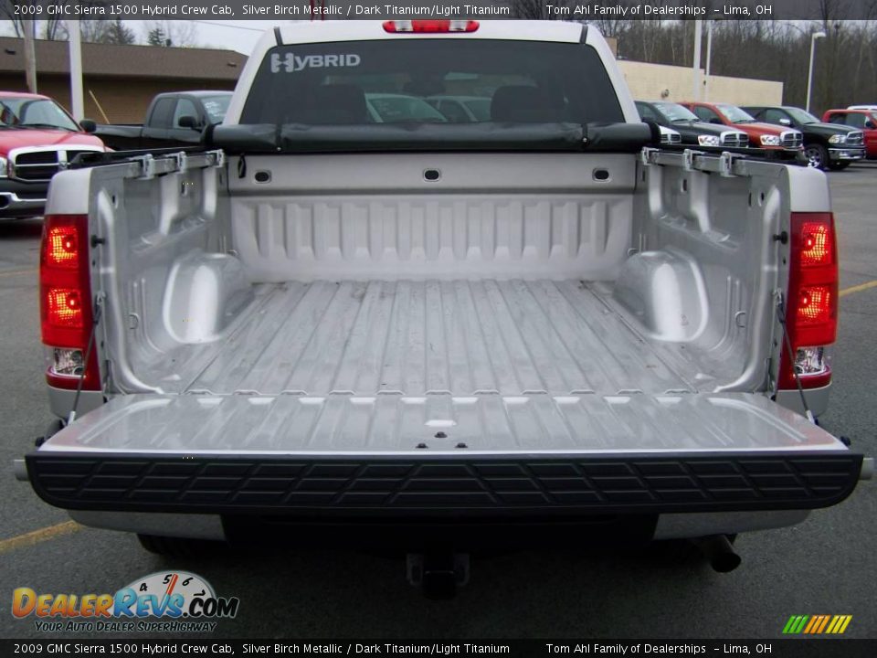 2009 GMC Sierra 1500 Hybrid Crew Cab Silver Birch Metallic / Dark Titanium/Light Titanium Photo #7