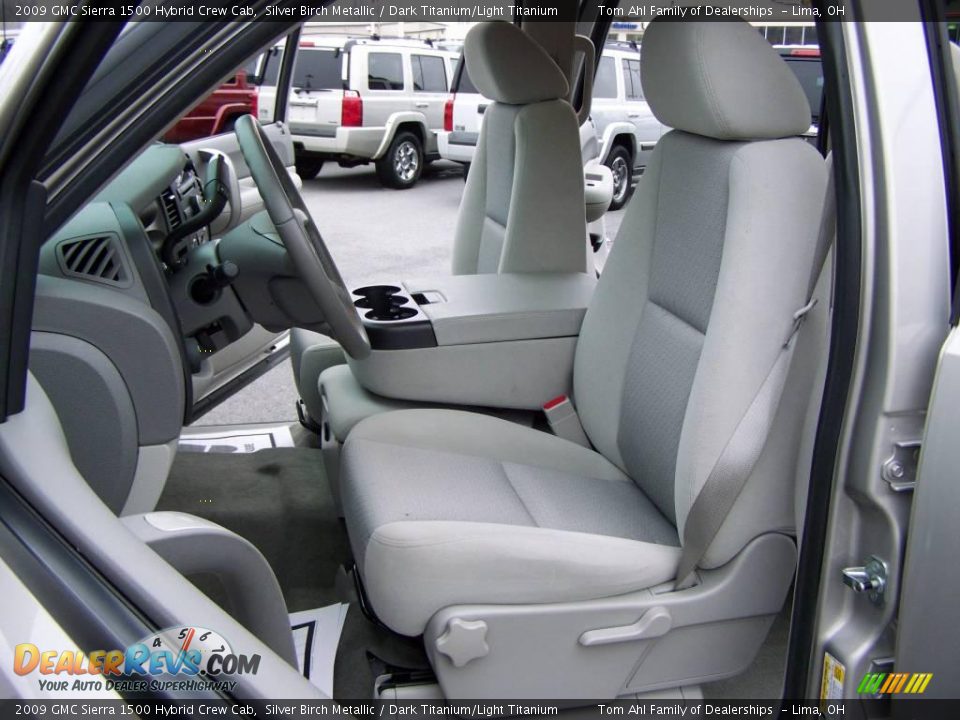 2009 GMC Sierra 1500 Hybrid Crew Cab Silver Birch Metallic / Dark Titanium/Light Titanium Photo #13