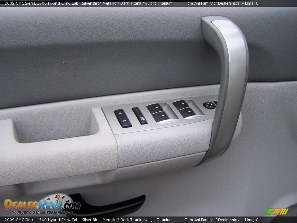2009 GMC Sierra 1500 Hybrid Crew Cab Silver Birch Metallic / Dark Titanium/Light Titanium Photo #14