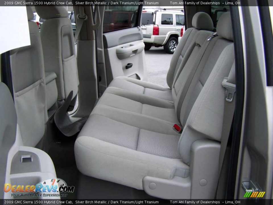 2009 GMC Sierra 1500 Hybrid Crew Cab Silver Birch Metallic / Dark Titanium/Light Titanium Photo #15