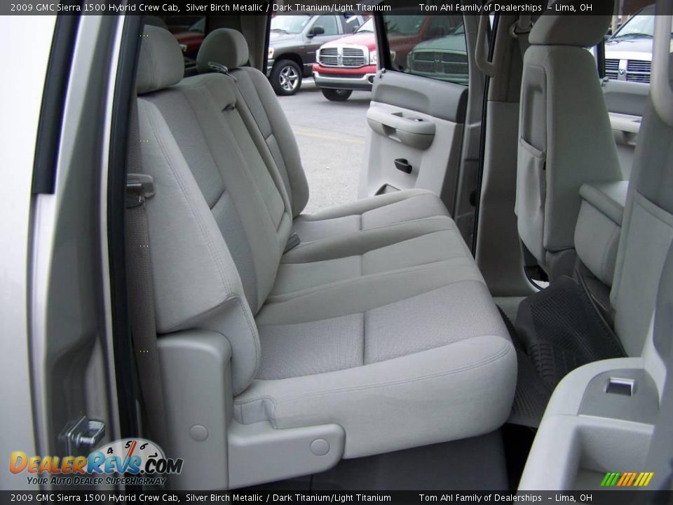 2009 GMC Sierra 1500 Hybrid Crew Cab Silver Birch Metallic / Dark Titanium/Light Titanium Photo #16