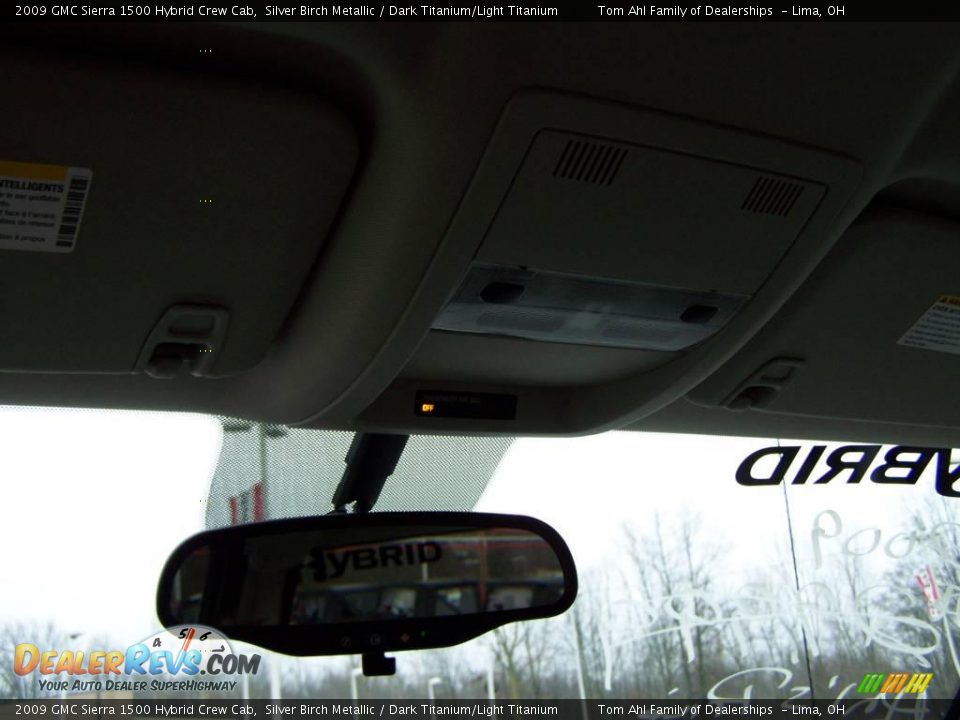 2009 GMC Sierra 1500 Hybrid Crew Cab Silver Birch Metallic / Dark Titanium/Light Titanium Photo #23