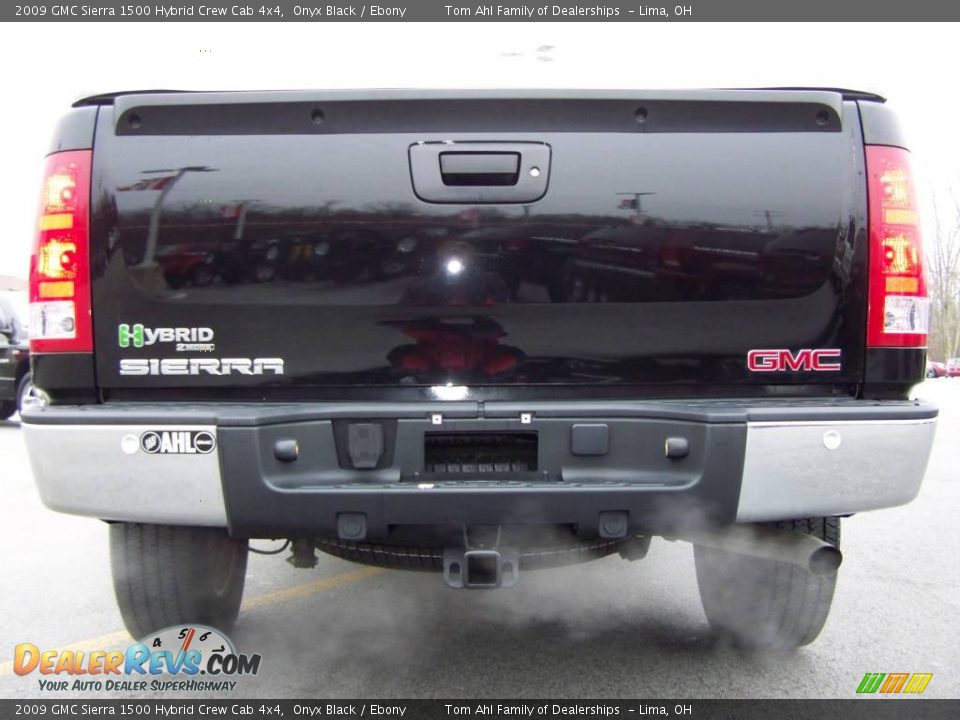2009 GMC Sierra 1500 Hybrid Crew Cab 4x4 Onyx Black / Ebony Photo #7
