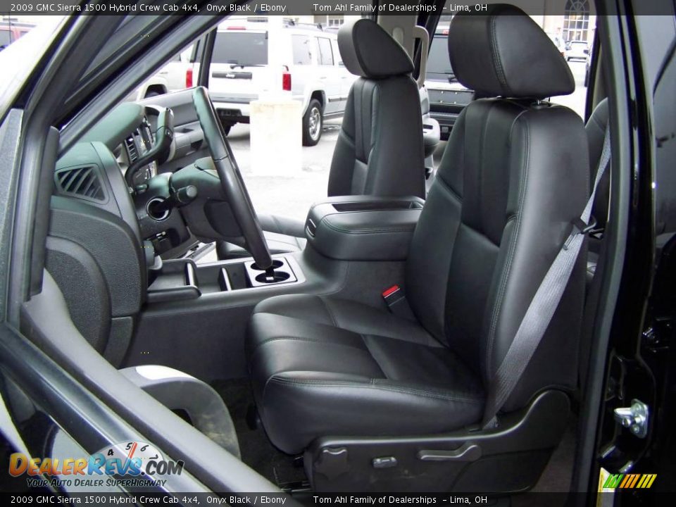 2009 GMC Sierra 1500 Hybrid Crew Cab 4x4 Onyx Black / Ebony Photo #13
