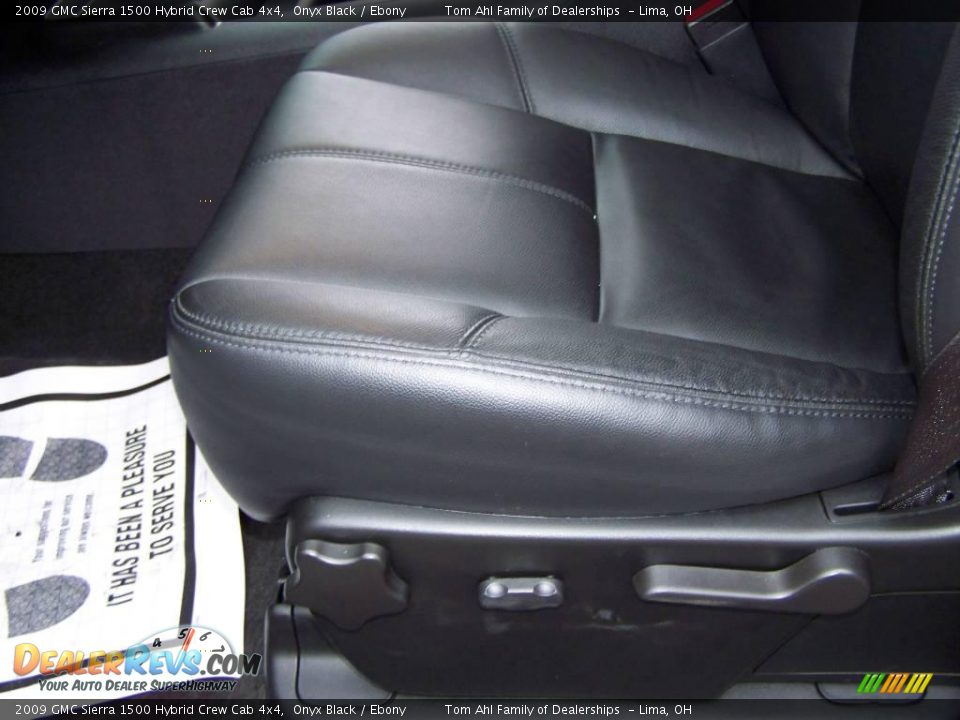 2009 GMC Sierra 1500 Hybrid Crew Cab 4x4 Onyx Black / Ebony Photo #15