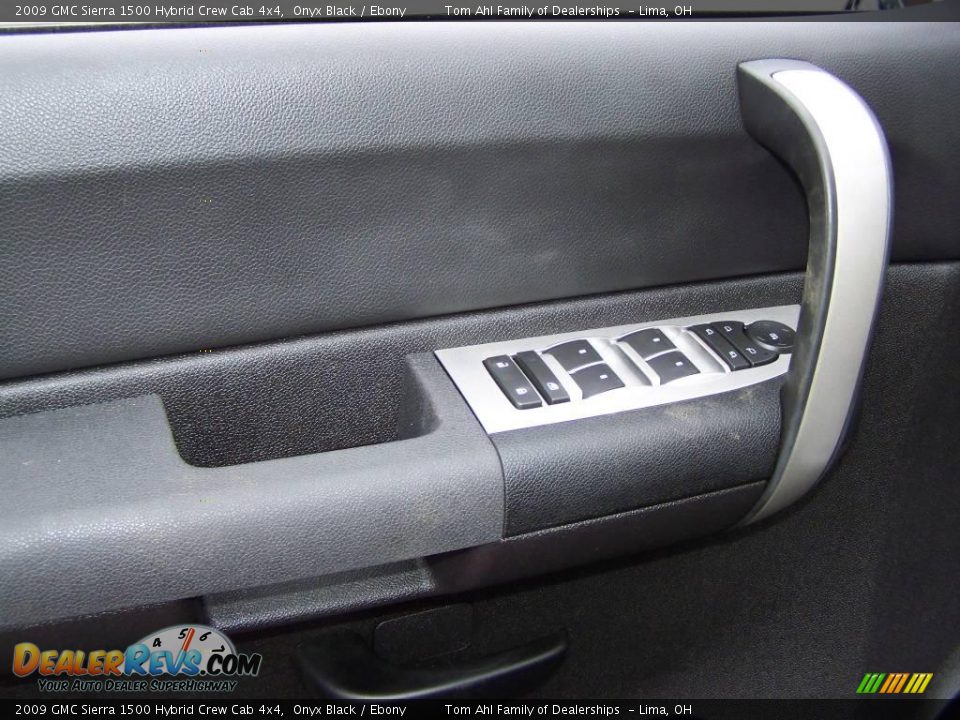 2009 GMC Sierra 1500 Hybrid Crew Cab 4x4 Onyx Black / Ebony Photo #16