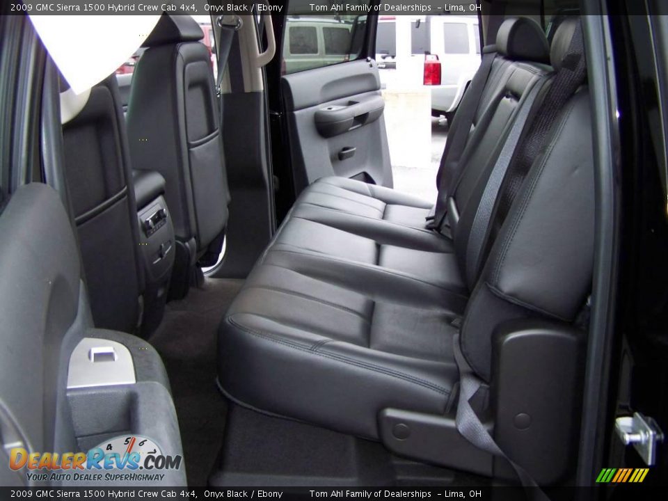 2009 GMC Sierra 1500 Hybrid Crew Cab 4x4 Onyx Black / Ebony Photo #17
