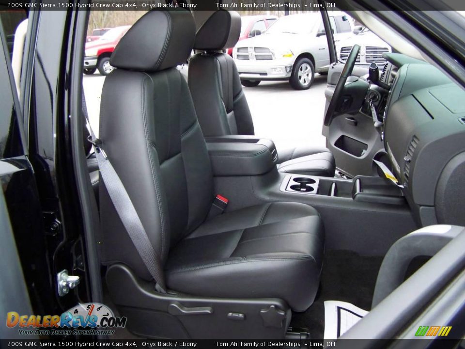 2009 GMC Sierra 1500 Hybrid Crew Cab 4x4 Onyx Black / Ebony Photo #19