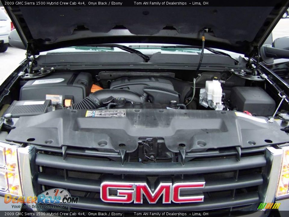 2009 GMC Sierra 1500 Hybrid Crew Cab 4x4 Onyx Black / Ebony Photo #22