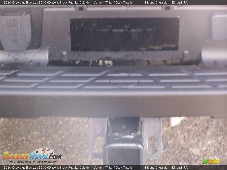 2010 Chevrolet Silverado 3500HD Work Truck Regular Cab 4x4 Summit White / Dark Titanium Photo #8