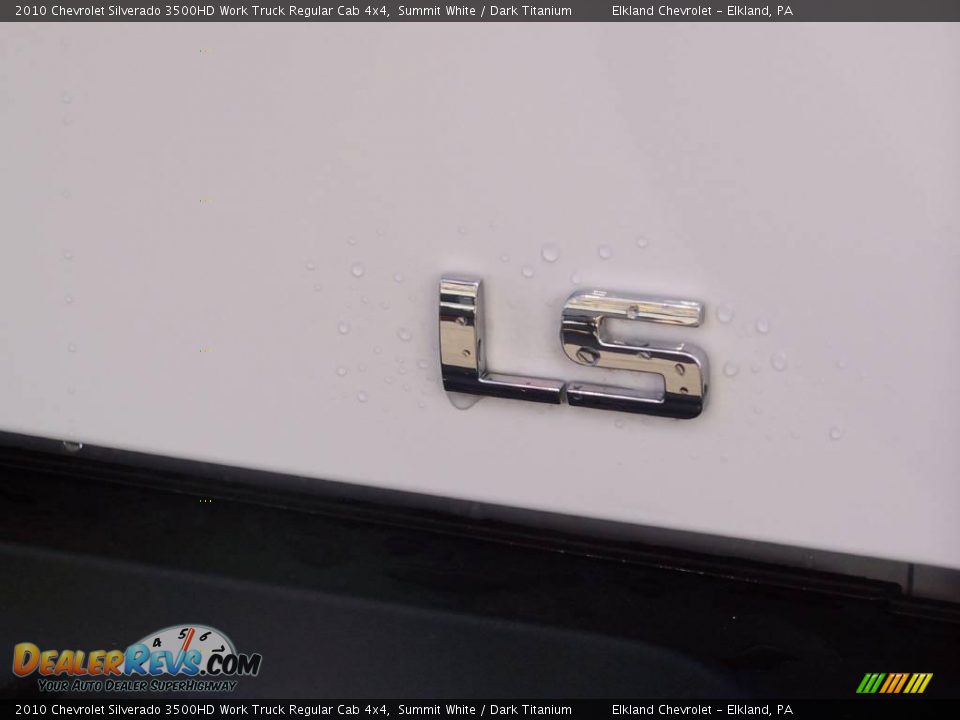 2010 Chevrolet Silverado 3500HD Work Truck Regular Cab 4x4 Summit White / Dark Titanium Photo #9