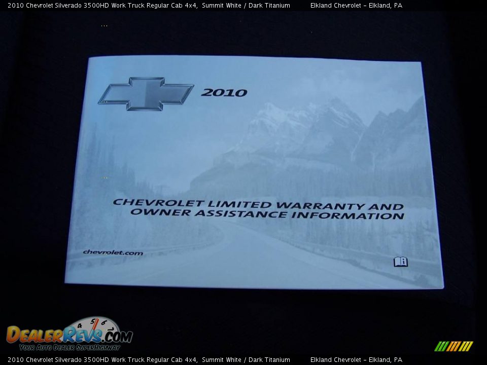 2010 Chevrolet Silverado 3500HD Work Truck Regular Cab 4x4 Summit White / Dark Titanium Photo #21