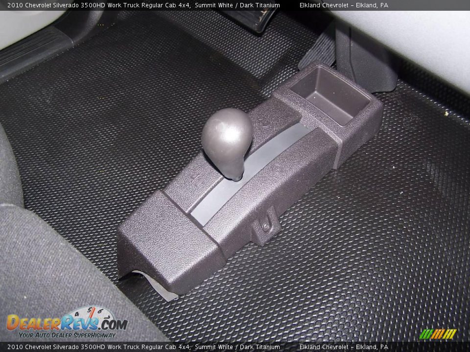 2010 Chevrolet Silverado 3500HD Work Truck Regular Cab 4x4 Summit White / Dark Titanium Photo #28