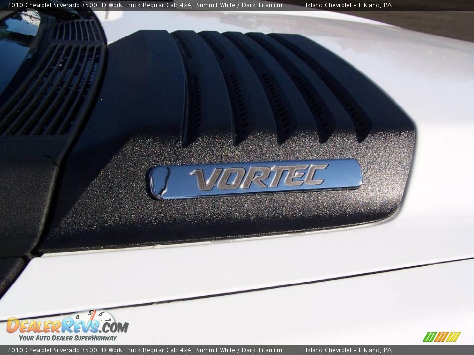2010 Chevrolet Silverado 3500HD Work Truck Regular Cab 4x4 Summit White / Dark Titanium Photo #29