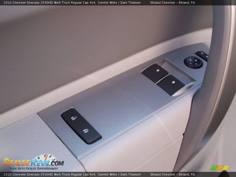 2010 Chevrolet Silverado 3500HD Work Truck Regular Cab 4x4 Summit White / Dark Titanium Photo #31