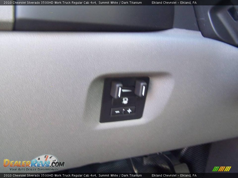 2010 Chevrolet Silverado 3500HD Work Truck Regular Cab 4x4 Summit White / Dark Titanium Photo #34