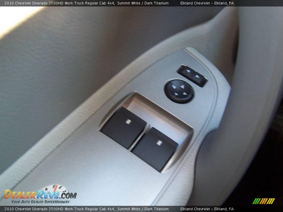 2010 Chevrolet Silverado 3500HD Work Truck Regular Cab 4x4 Summit White / Dark Titanium Photo #36