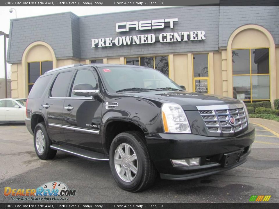 2009 Cadillac Escalade AWD Black Raven / Ebony/Ebony Photo #1