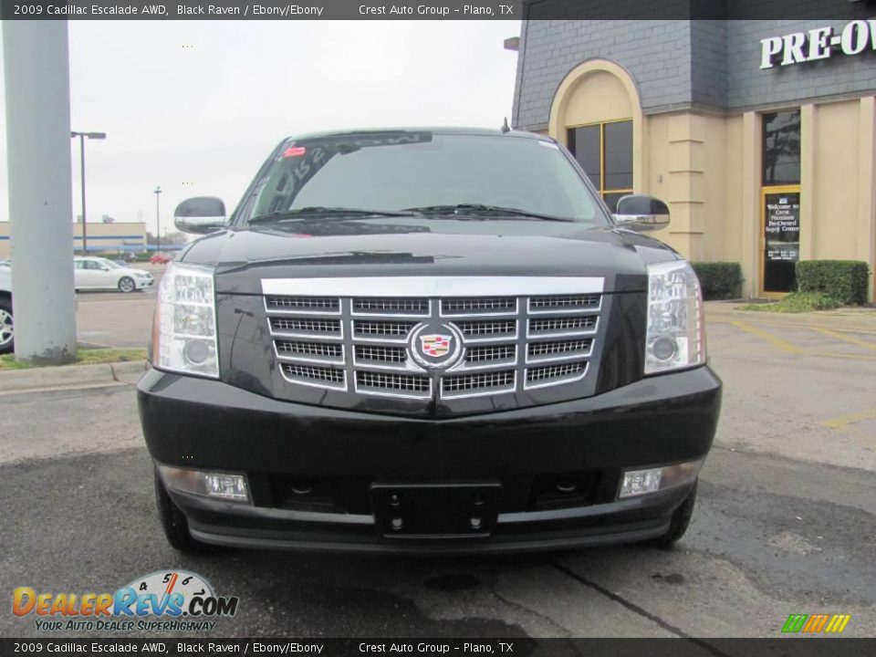 2009 Cadillac Escalade AWD Black Raven / Ebony/Ebony Photo #2