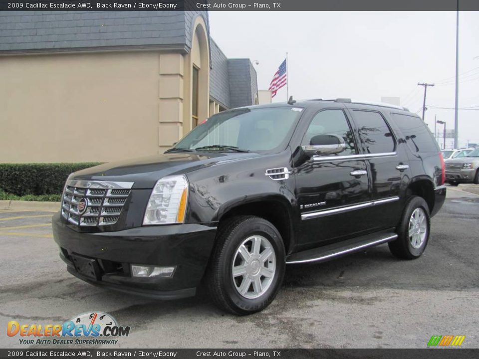 2009 Cadillac Escalade AWD Black Raven / Ebony/Ebony Photo #3