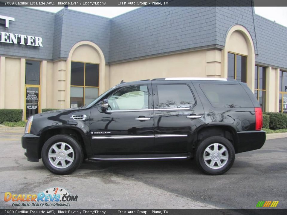 2009 Cadillac Escalade AWD Black Raven / Ebony/Ebony Photo #4