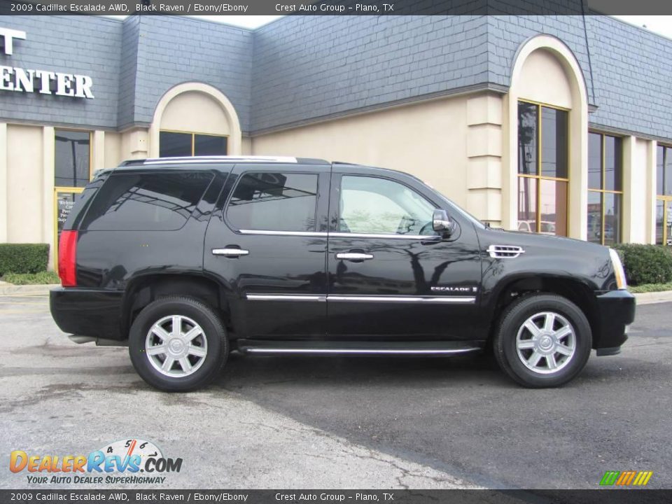 2009 Cadillac Escalade AWD Black Raven / Ebony/Ebony Photo #7