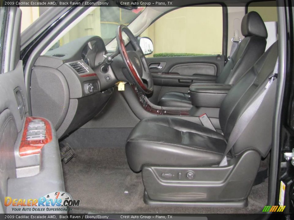 2009 Cadillac Escalade AWD Black Raven / Ebony/Ebony Photo #8