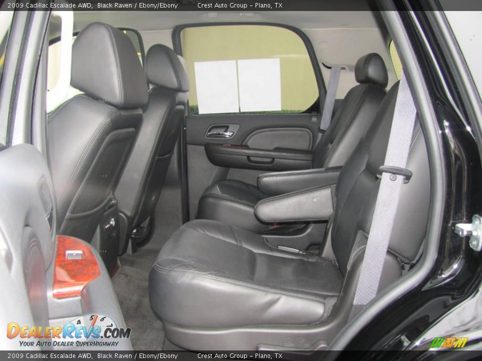 2009 Cadillac Escalade AWD Black Raven / Ebony/Ebony Photo #9