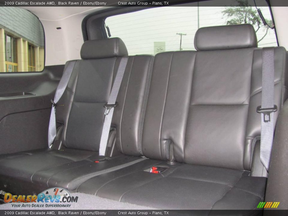 2009 Cadillac Escalade AWD Black Raven / Ebony/Ebony Photo #10
