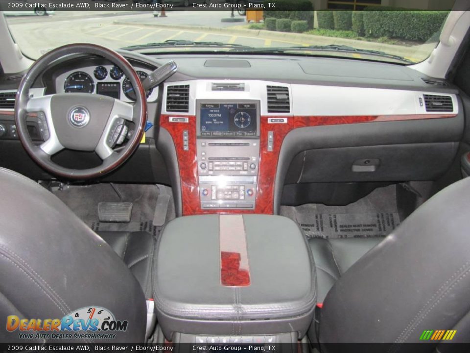 2009 Cadillac Escalade AWD Black Raven / Ebony/Ebony Photo #12
