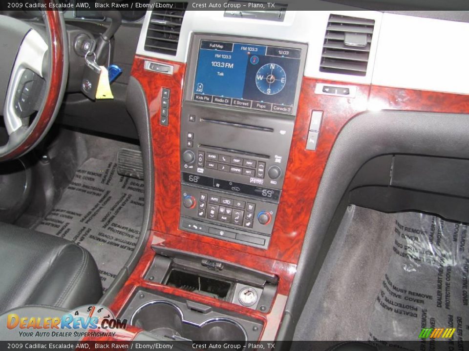 2009 Cadillac Escalade AWD Black Raven / Ebony/Ebony Photo #14